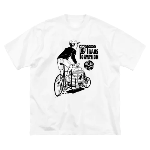 "TRANSPORTATION" ビッグシルエットTシャツ