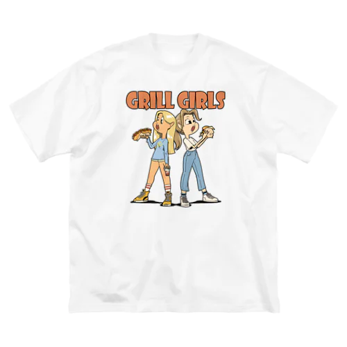 "grill girls" ビッグシルエットTシャツ