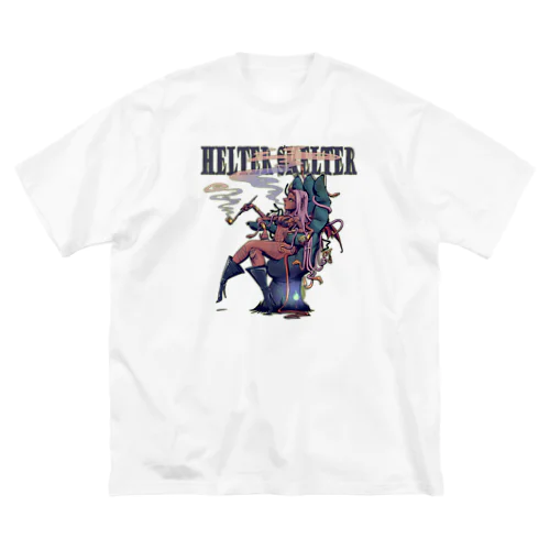 "HELTER SKELTER" ビッグシルエットTシャツ