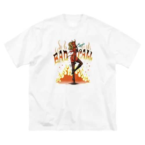 "BAD CALL" ビッグシルエットTシャツ