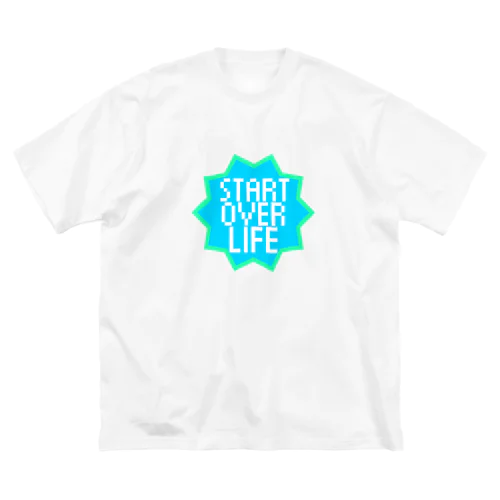 START OVER LIFE ビッグシルエットTシャツ