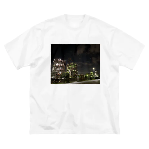 パンクな工場夜景 ビッグシルエットTシャツ