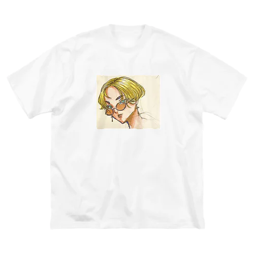 金髪さん ビッグシルエットTシャツ