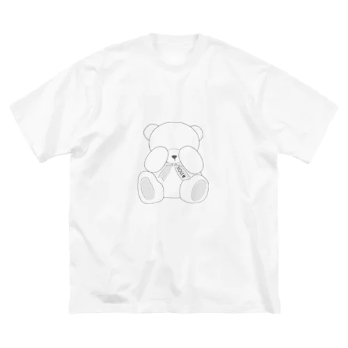 シャイなクマ Big T-Shirt