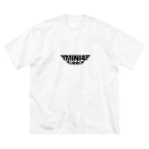 mini4goodロゴブラック ビッグシルエットTシャツ