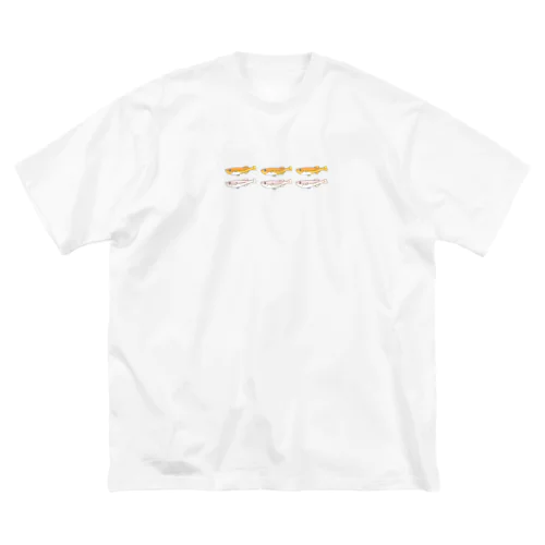 めだか６匹 ビッグシルエットTシャツ