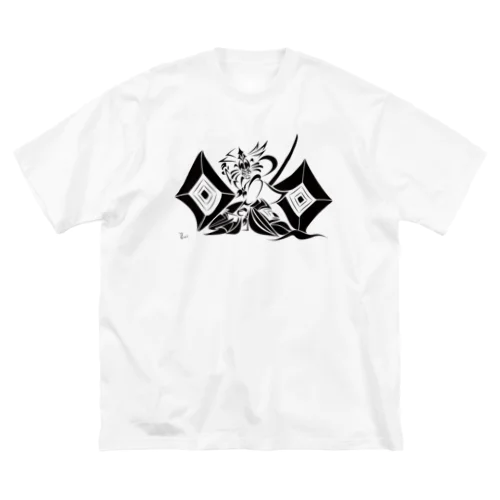 歌舞伎Tribal(鎌倉権五郎の見得） ビッグシルエットTシャツ