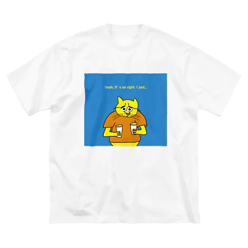 パーティ失敗猫 ビッグシルエットTシャツ
