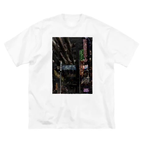 cyberpunk  tarminal ビッグシルエットTシャツ