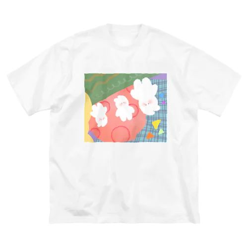 わたあめうさぎ ビッグシルエットTシャツ