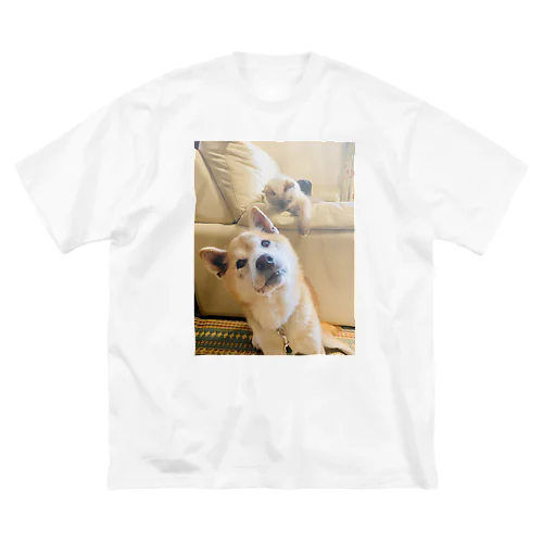 いぬとねこ ビッグシルエットTシャツ