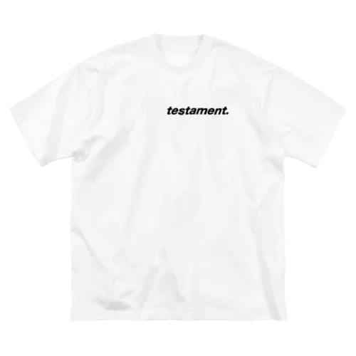 TESTAMENT Logo  ビッグシルエットTシャツ