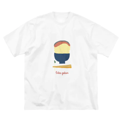 sake gohan ビッグシルエットTシャツ