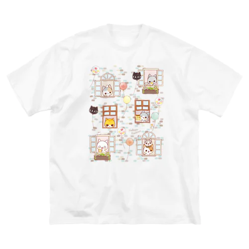 メゾン・ド・にゃんこ ビッグシルエットTシャツ