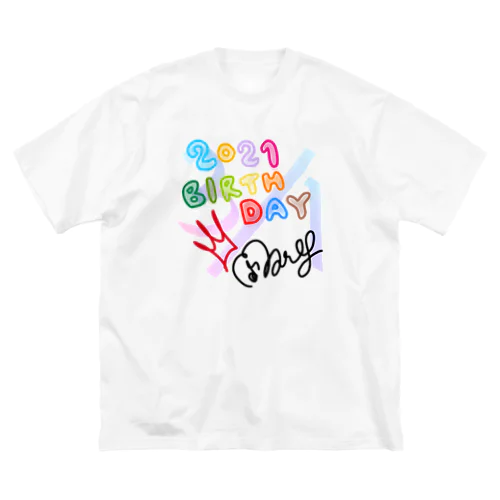 ♪maryバースデー2021 ビッグシルエットTシャツ