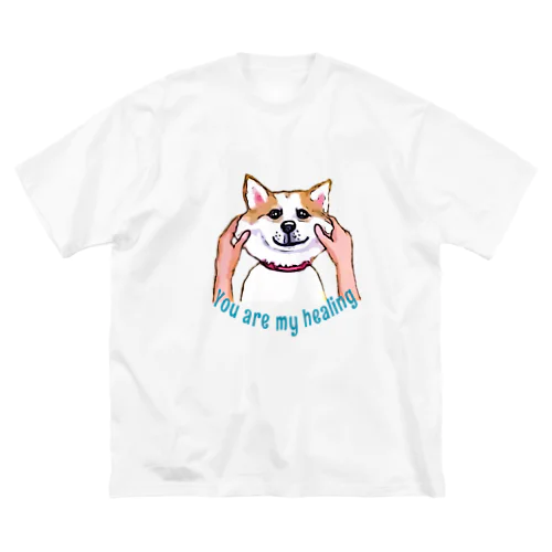 ビョーンされた犬 ビッグシルエットTシャツ