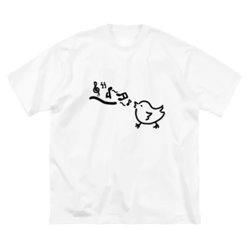 音符とぴよちゃん ビッグシルエットTシャツ