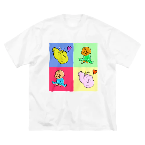 ぽっぷべいびーず Big T-Shirt