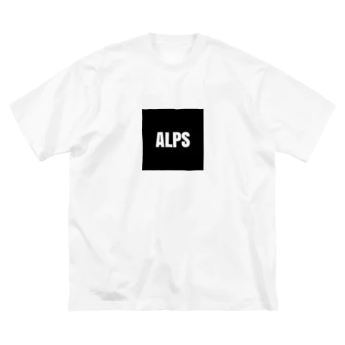 ALPSロゴ(黒) ビッグシルエットTシャツ