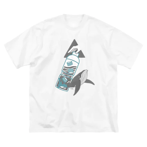 海洋ゴミから守りたい | クジラ Ver. ビッグシルエットTシャツ