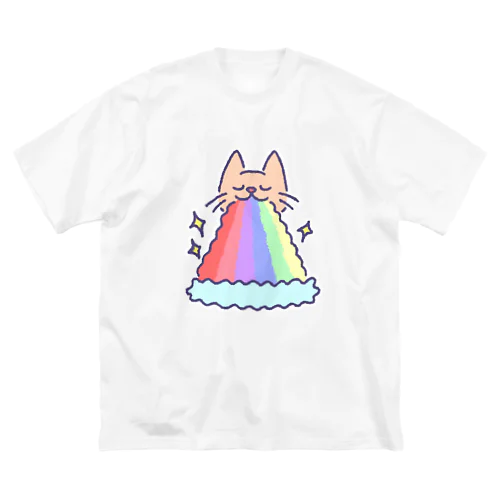 ゆめかわゲボゲボにゃんこ ビッグシルエットTシャツ