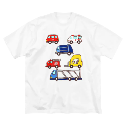 はたらくくるま ビッグシルエットTシャツ