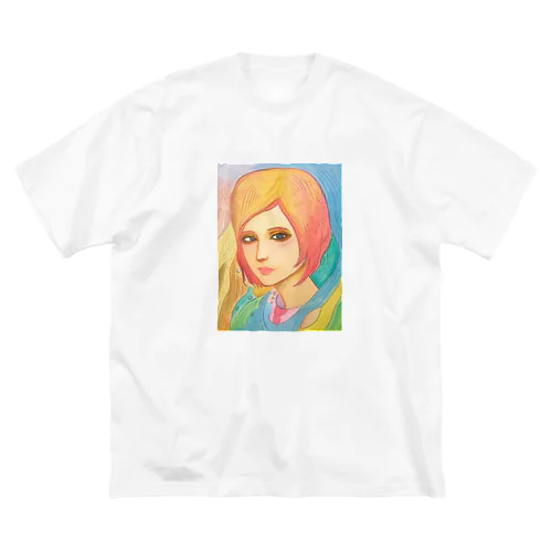 美人 カラフル Big T-Shirt
