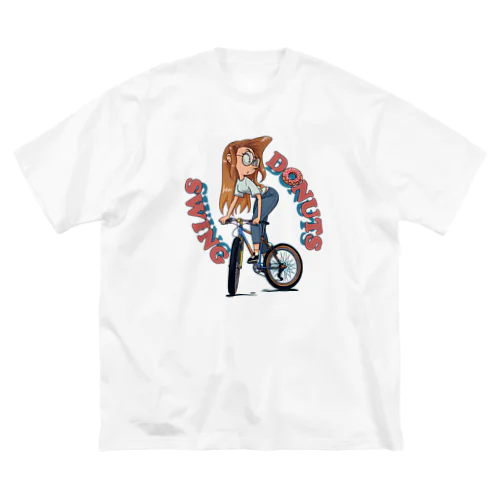 "DONUTS SWING" ビッグシルエットTシャツ