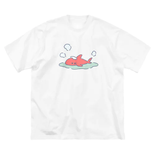 のぼせたサメ ビッグシルエットTシャツ