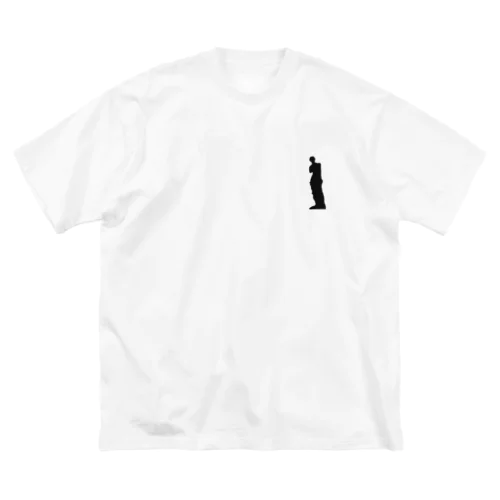 ミロのヴィーナス（ワンポイント　黒） ビッグシルエットTシャツ