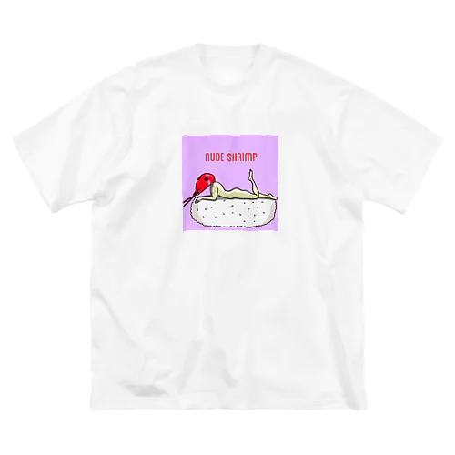 nude shrimp ビッグシルエットTシャツ