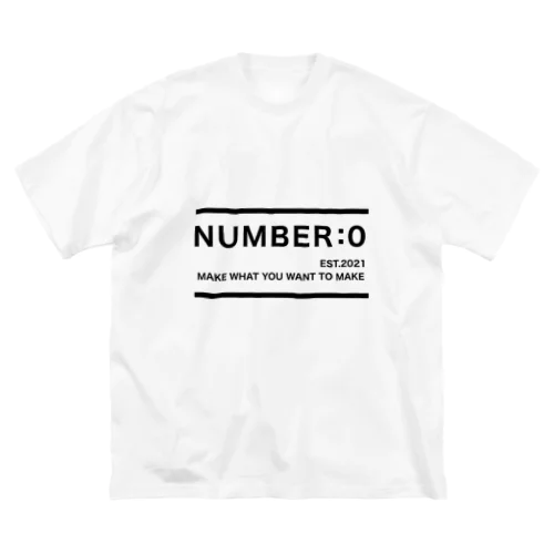 No.0 ビッグシルエットTシャツ