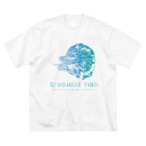 熱帯魚 ビッグシルエットTシャツ