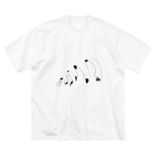 あしのゆび ビッグシルエットTシャツ