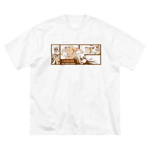 アメコミ風キャバリア（セピア） Big T-Shirt