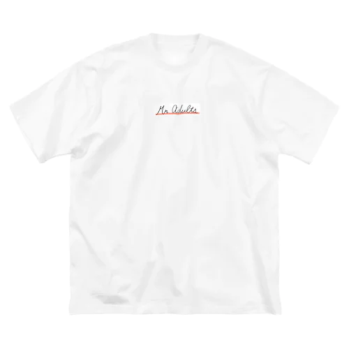 Mr.Adults（赤ライン) ビッグシルエットTシャツ