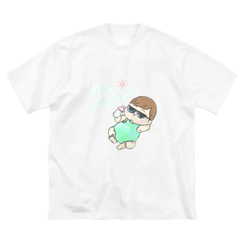 夏休みベイビー Big T-Shirt