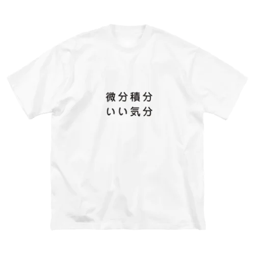 微分積分いい気分 ビッグシルエットTシャツ