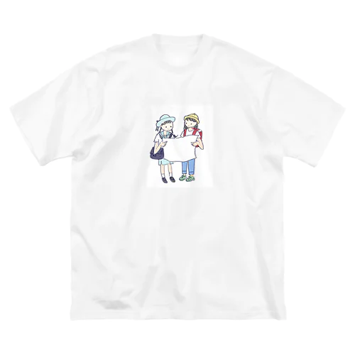 地図 ビッグシルエットTシャツ