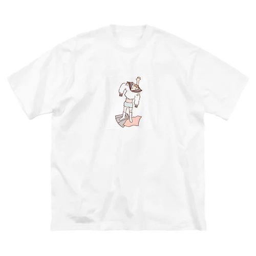 忙しない朝 ビッグシルエットTシャツ