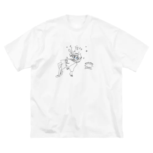 ドボン背景無し ビッグシルエットTシャツ