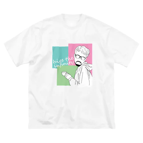 hige_the_cofee ビッグシルエットTシャツ