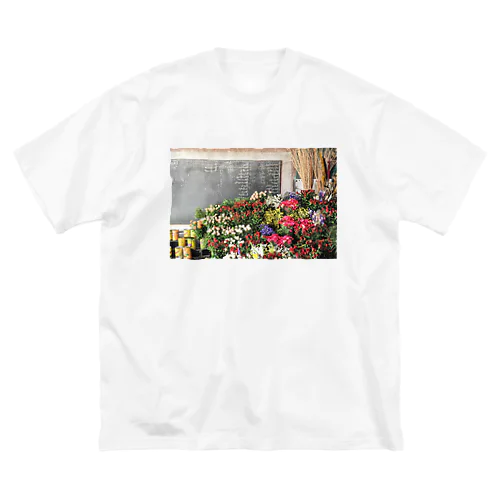 flower ビッグシルエットTシャツ