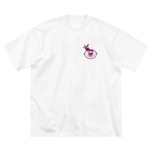 がんばろうとは思ってるピンク Big T-Shirt