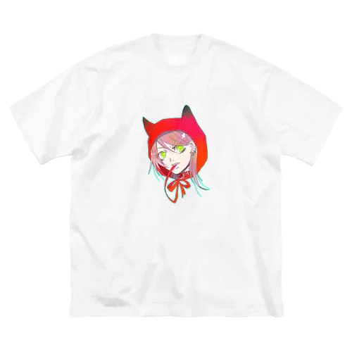 オオカミフードの赤ずきんちゃん ビッグシルエットTシャツ