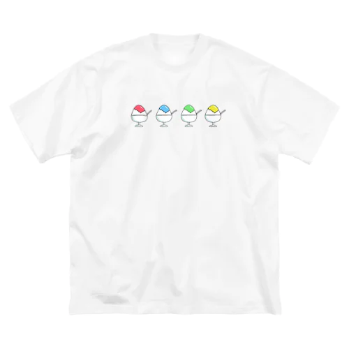 かきごおり(よくばりせっと) ビッグシルエットTシャツ