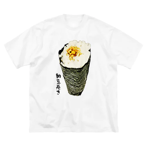 納豆巻き ビッグシルエットTシャツ