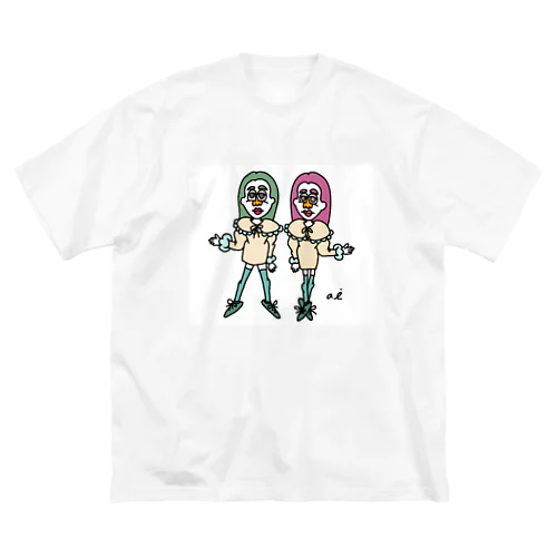 -team- 私達 ビッグシルエットTシャツ