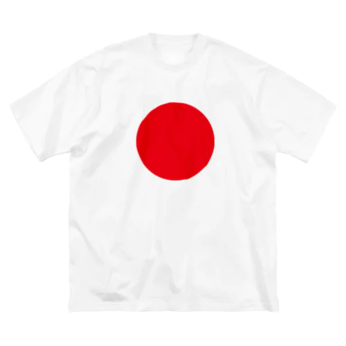 日本 JAPAN 国旗 日の丸 赤丸 ビッグシルエットTシャツ