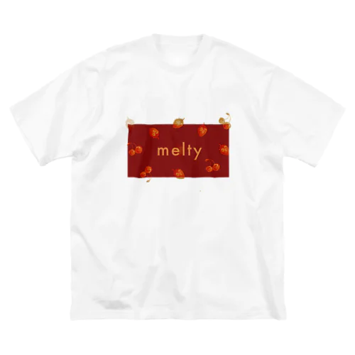 いちごとさくらんぼ melty ビッグシルエットTシャツ